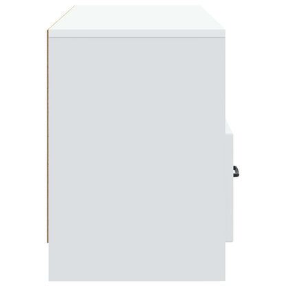 TV Cabinet with Drawer White 102 x 34.5 x 47 cm Engineered Wood