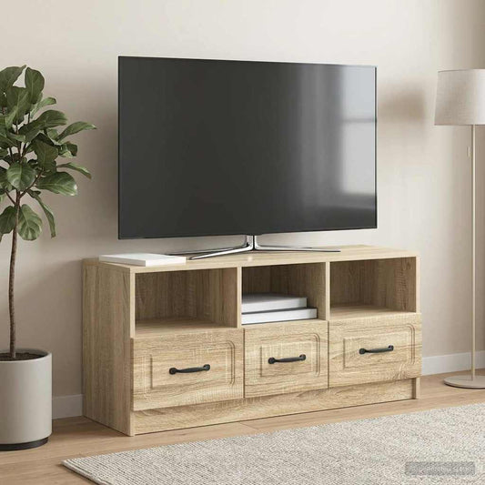 TV Cabinet Sonoma Oak 102 x 34.5 x 47 cm Engineered Wood
