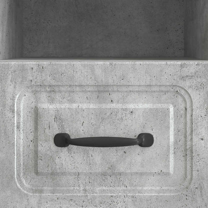 TV Cabinet Concrete Grey 102 x 34.5 x 47 cm Engineered Wood