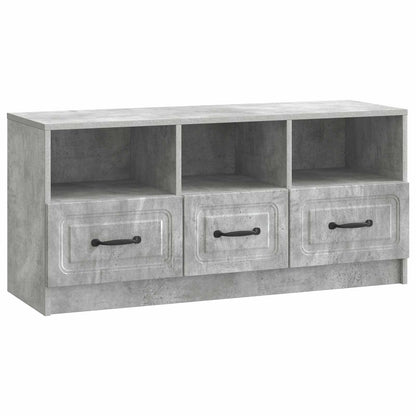 TV Cabinet Concrete Grey 102 x 34.5 x 47 cm Engineered Wood