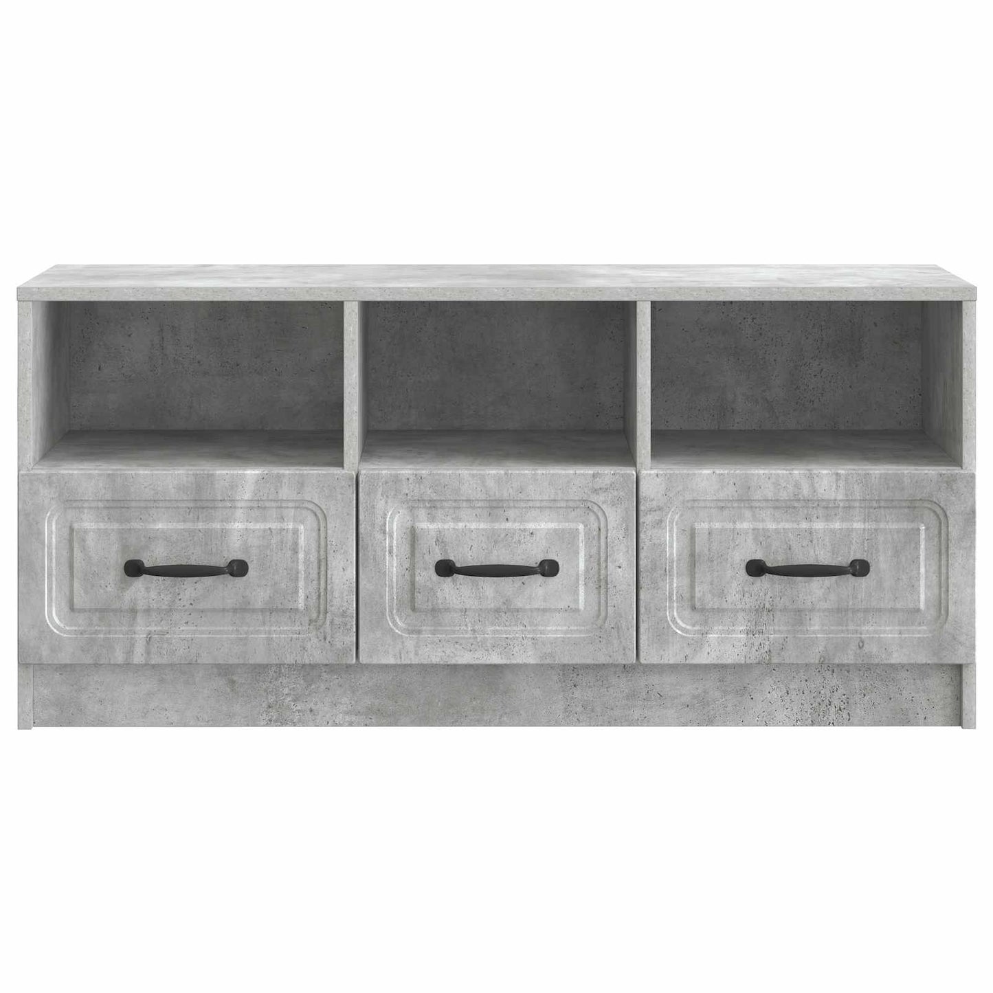 TV Cabinet Concrete Grey 102 x 34.5 x 47 cm Engineered Wood