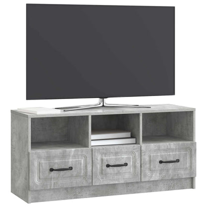 TV Cabinet Concrete Grey 102 x 34.5 x 47 cm Engineered Wood
