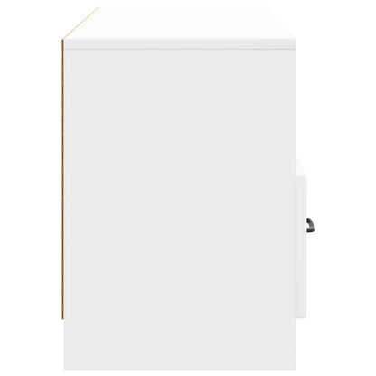 TV Cabinet High Gloss White 102 x 34.5 x 47 cm Engineered Wood
