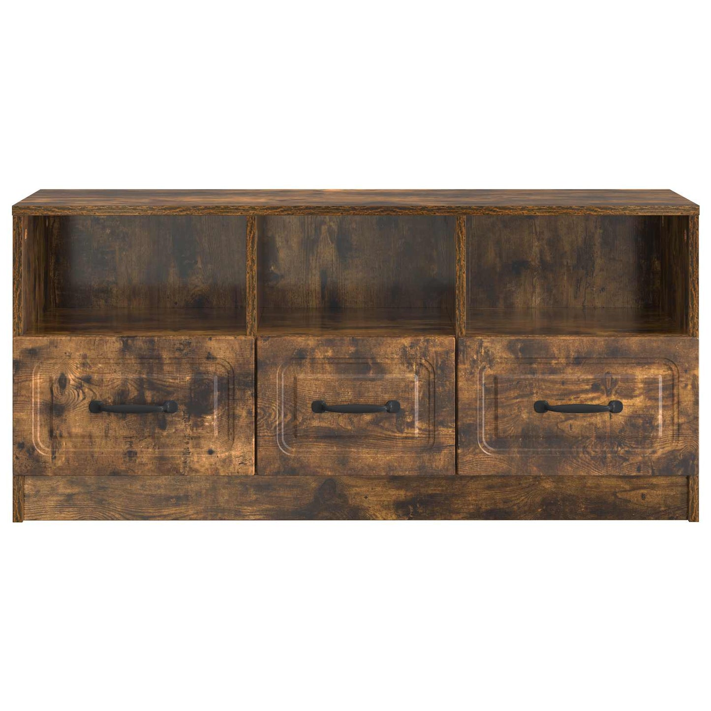 TV Cabinet Smoked Oak 102 x 34.5 x 47 cm Engineered Wood