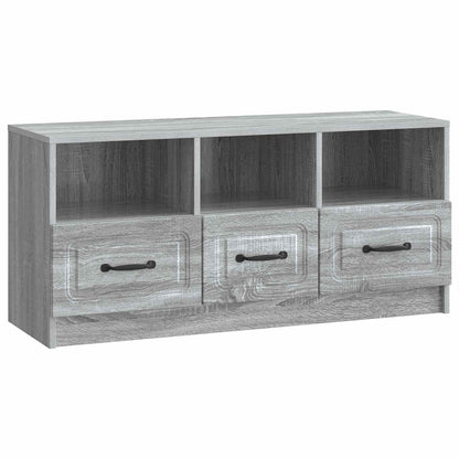 TV Cabinet Grey Sonoma 102 x 34.5 x 47 cm Engineered Wood