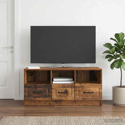 TV Cabinet Old Wood 102 x 34.5 x 47 cm Engineered Wood