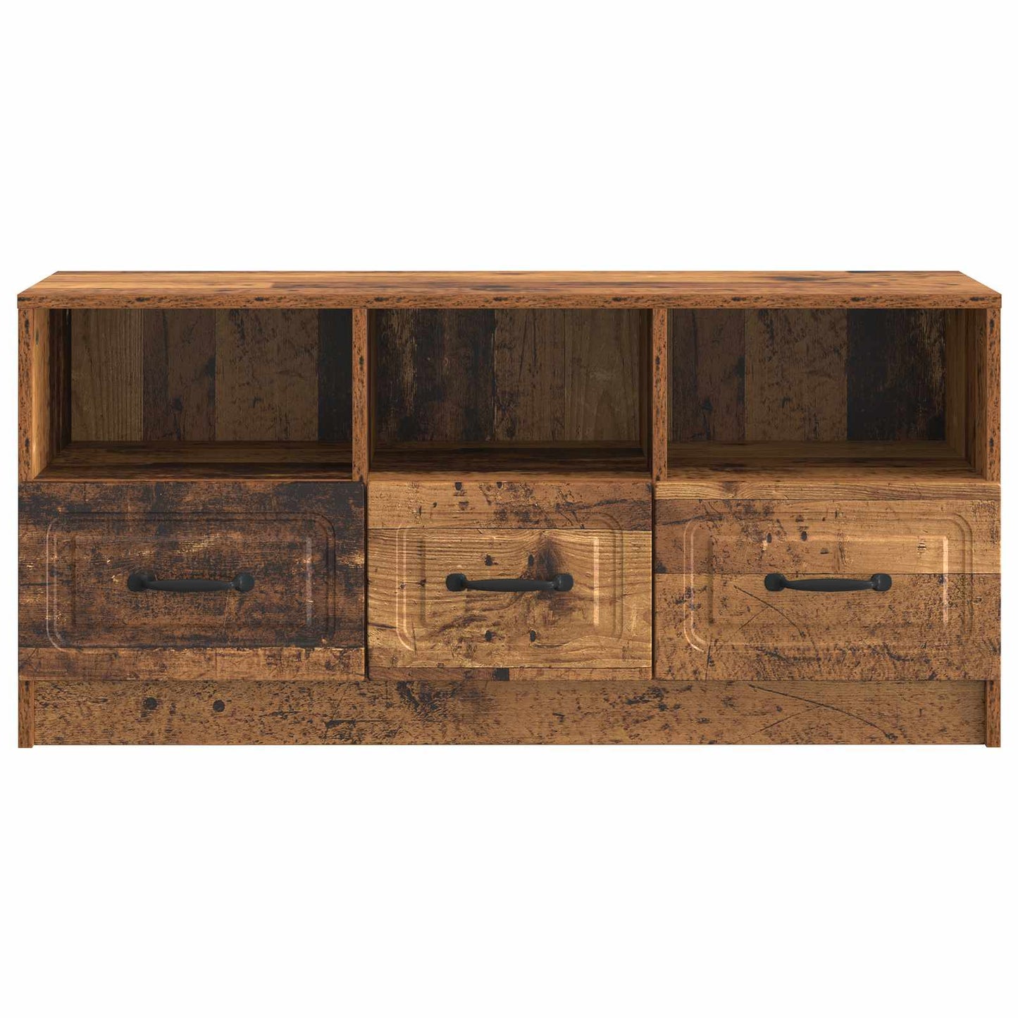 TV Cabinet Old Wood 102 x 34.5 x 47 cm Engineered Wood