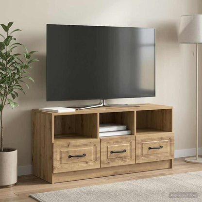 TV Cabinet Artisan Oak 102 x 34.5 x 47 cm Engineered Wood