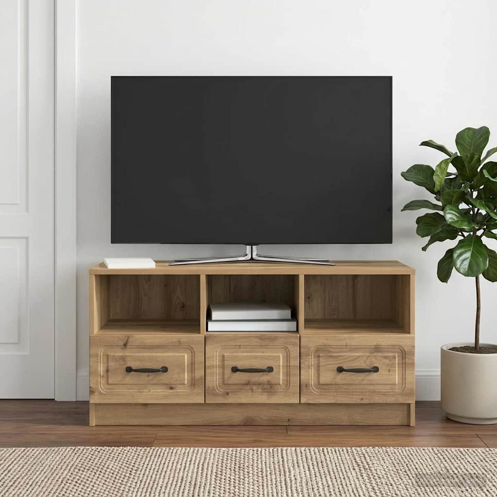 TV Cabinet Artisan Oak 102 x 34.5 x 47 cm Engineered Wood