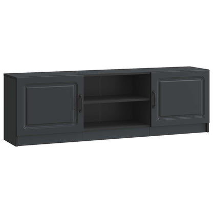 TV Cabinet Black 150 x 31 x 47 cm Engineered Wood