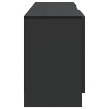 TV Cabinet Black 150 x 31 x 47 cm Engineered Wood
