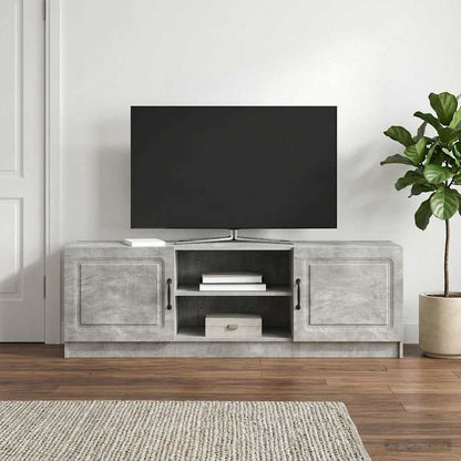 TV Cabinet Concrete Grey 150 x 31 x 47 cm Engineered Wood