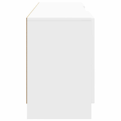 TV Cabinet High Gloss White 150 x 31 x 47 cm Engineered Wood