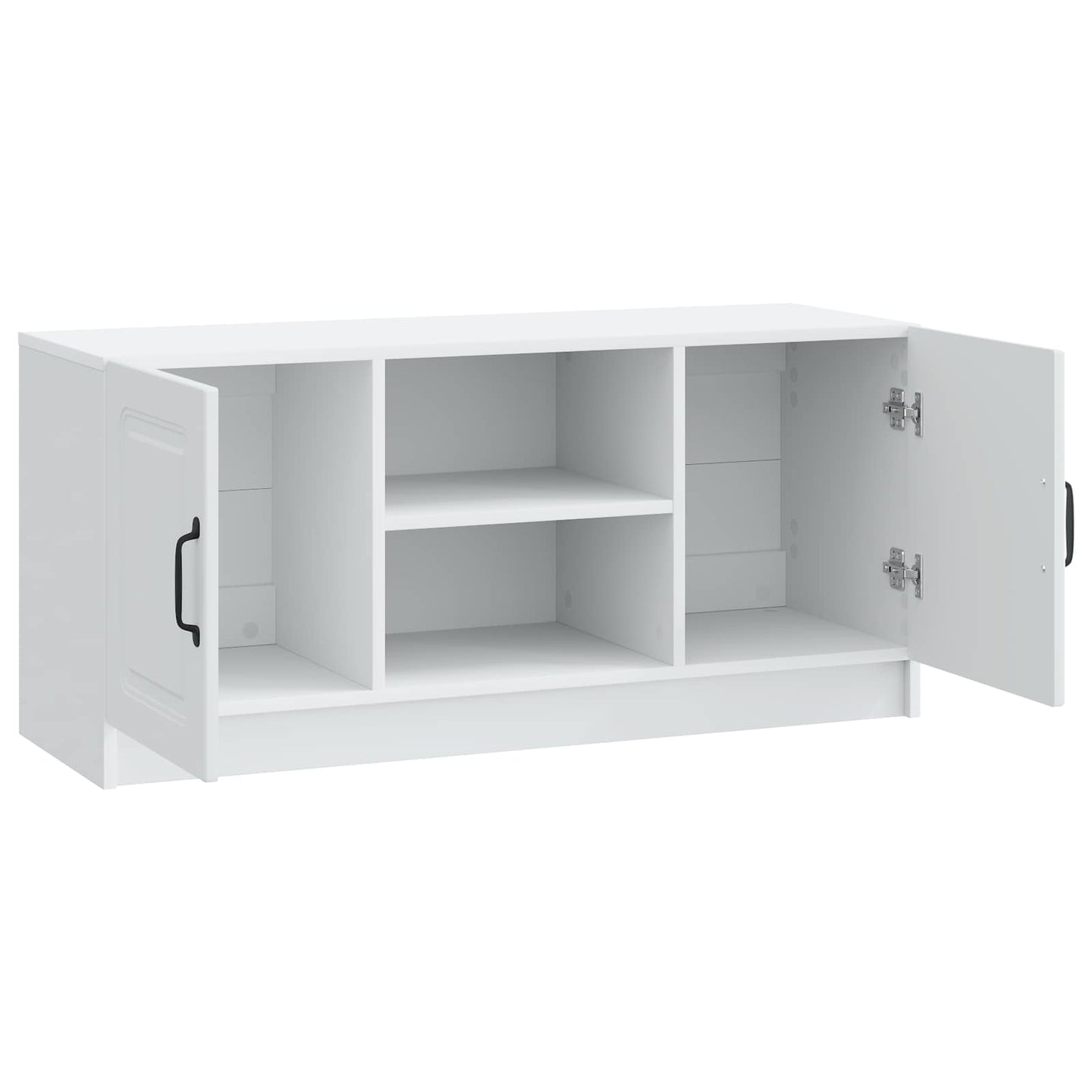 TV Cabinet White 102 x 34.5 x 47 cm Engineered Wood