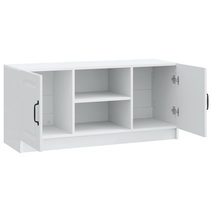 TV Cabinet White 102 x 34.5 x 47 cm Engineered Wood
