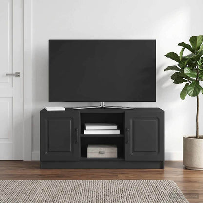 TV Cabinet Black 102 x 34.5 x 47 cm Engineered Wood