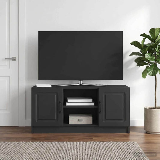 TV Cabinet Black 102 x 34.5 x 47 cm Engineered Wood