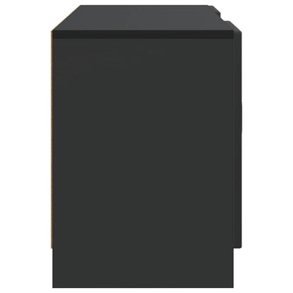 TV Cabinet Black 102 x 34.5 x 47 cm Engineered Wood