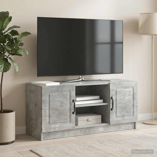 TV Cabinet Concrete Grey 102 x 34.5 x 47 cm Engineered Wood