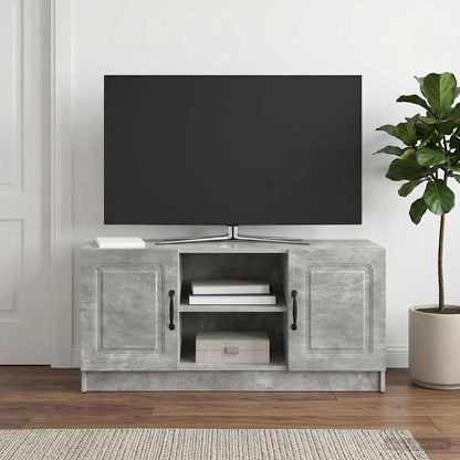 TV Cabinet Concrete Grey 102 x 34.5 x 47 cm Engineered Wood
