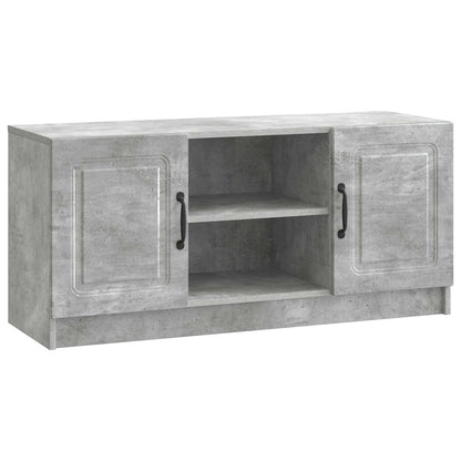 TV Cabinet Concrete Grey 102 x 34.5 x 47 cm Engineered Wood