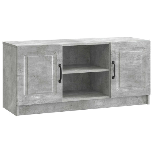 TV Cabinet Concrete Grey 102 x 34.5 x 47 cm Engineered Wood