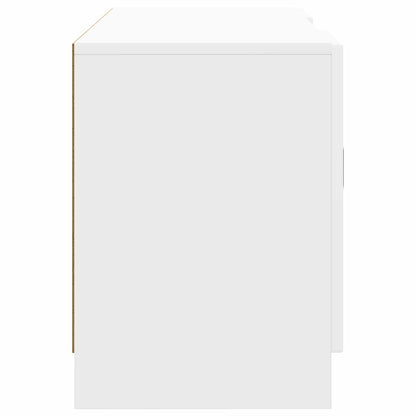 TV Cabinet High Gloss White 102 x 34.5 x 47 cm Engineered Wood