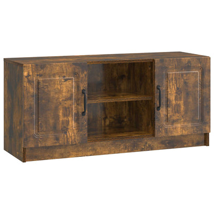 TV Cabinet Smoked Oak 102 x 34.5 x 47 cm Engineered Wood
