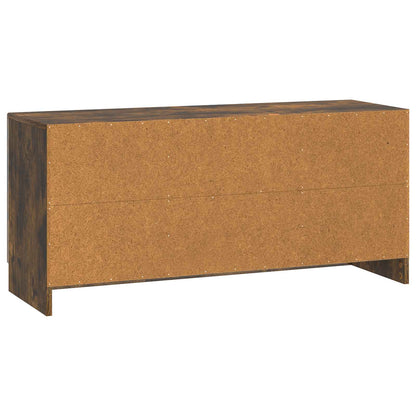 TV Cabinet Smoked Oak 102 x 34.5 x 47 cm Engineered Wood