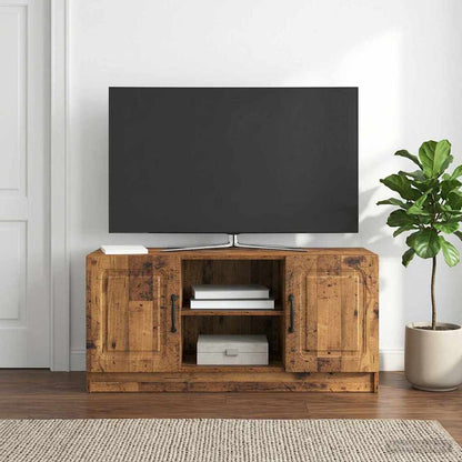 TV Cabinet Old Wood 102 x 34.5 x 47 cm Engineered Wood