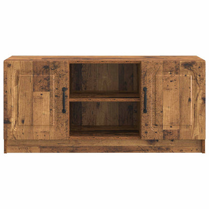 TV Cabinet Old Wood 102 x 34.5 x 47 cm Engineered Wood