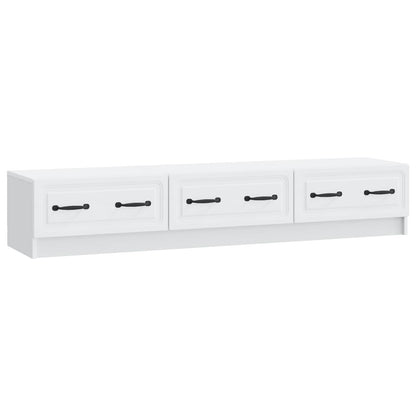 TV Cabinet with Drawer White 147 x 34.5 x 27 cm Engineered Wood