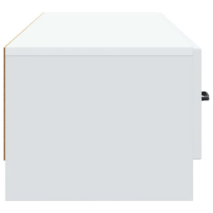 TV Cabinet with Drawer White 147 x 34.5 x 27 cm Engineered Wood