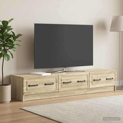 TV Cabinet Sonoma Oak 147 x 34.5 x 27 cm Engineered Wood