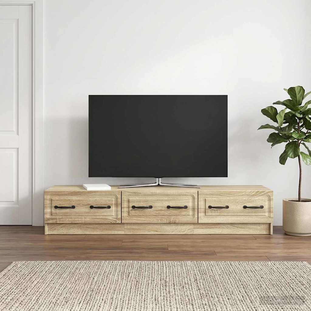 TV Cabinet Sonoma Oak 147 x 34.5 x 27 cm Engineered Wood