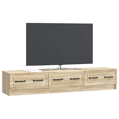 TV Cabinet Sonoma Oak 147 x 34.5 x 27 cm Engineered Wood