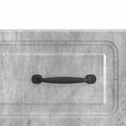 TV Cabinet Concrete Grey 147 x 34.5 x 27 cm Engineered Wood
