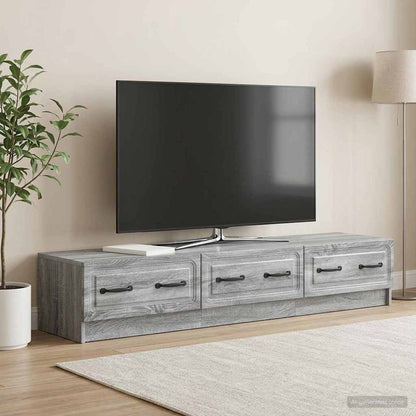 TV Cabinet 147 x 34.5 x 27 cm Grey Sonoma Engineered Wood