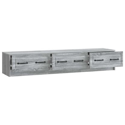 TV Cabinet 147 x 34.5 x 27 cm Grey Sonoma Engineered Wood