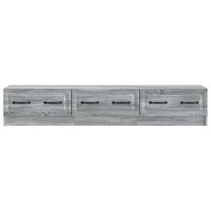 TV Cabinet 147 x 34.5 x 27 cm Grey Sonoma Engineered Wood