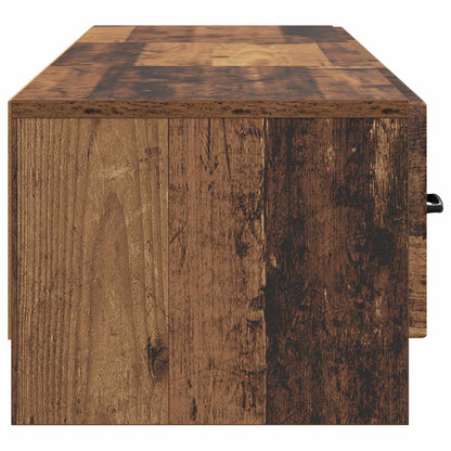 TV Cabinet Old Wood 147 x 34.5 x 27 cm Engineered Wood