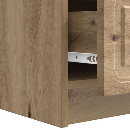 TV Cabinet Artisan Oak 147 x 34.5 x 27 cm Engineered Wood