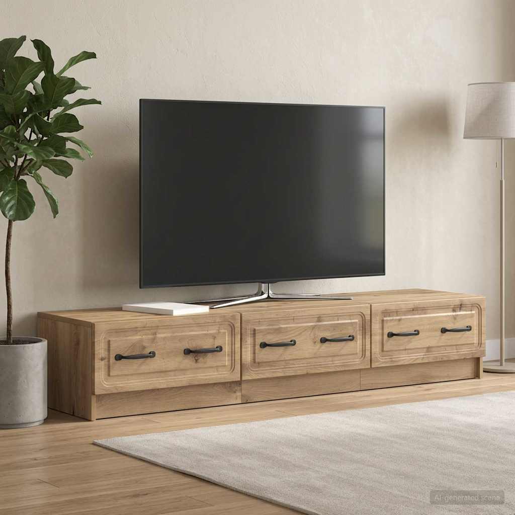 TV Cabinet Artisan Oak 147 x 34.5 x 27 cm Engineered Wood