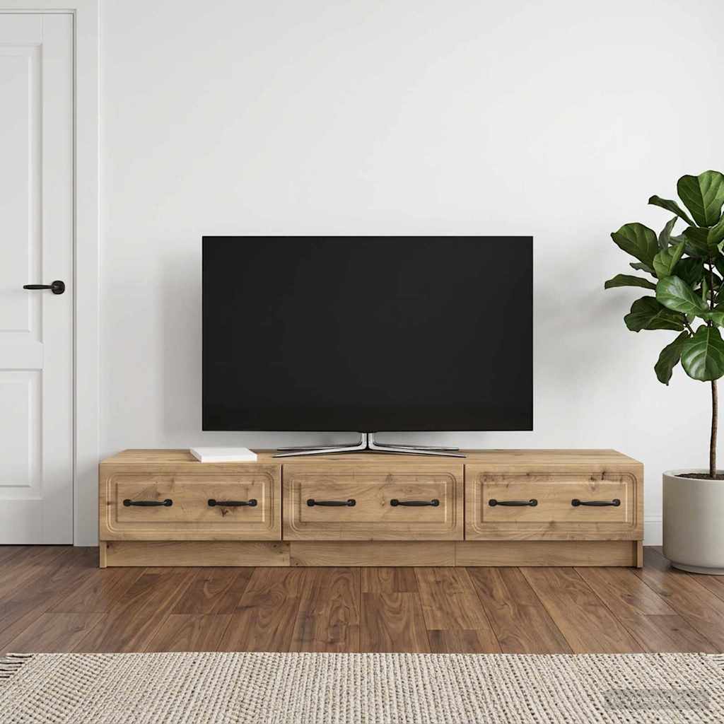 TV Cabinet Artisan Oak 147 x 34.5 x 27 cm Engineered Wood