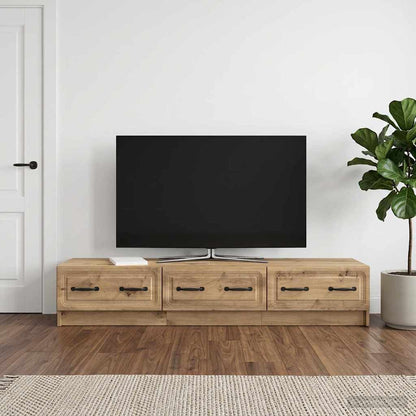TV Cabinet Artisan Oak 147 x 34.5 x 27 cm Engineered Wood