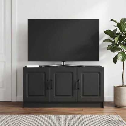 TV Cabinet Black 99 x 34.5 x 47 cm Engineered Wood