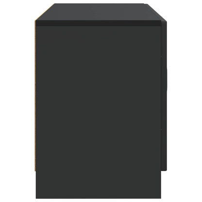 TV Cabinet Black 99 x 34.5 x 47 cm Engineered Wood