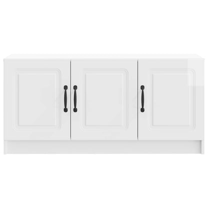TV Cabinet High Gloss White 99 x 34.5 x 47 cm Engineered Wood