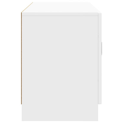 TV Cabinet High Gloss White 99 x 34.5 x 47 cm Engineered Wood