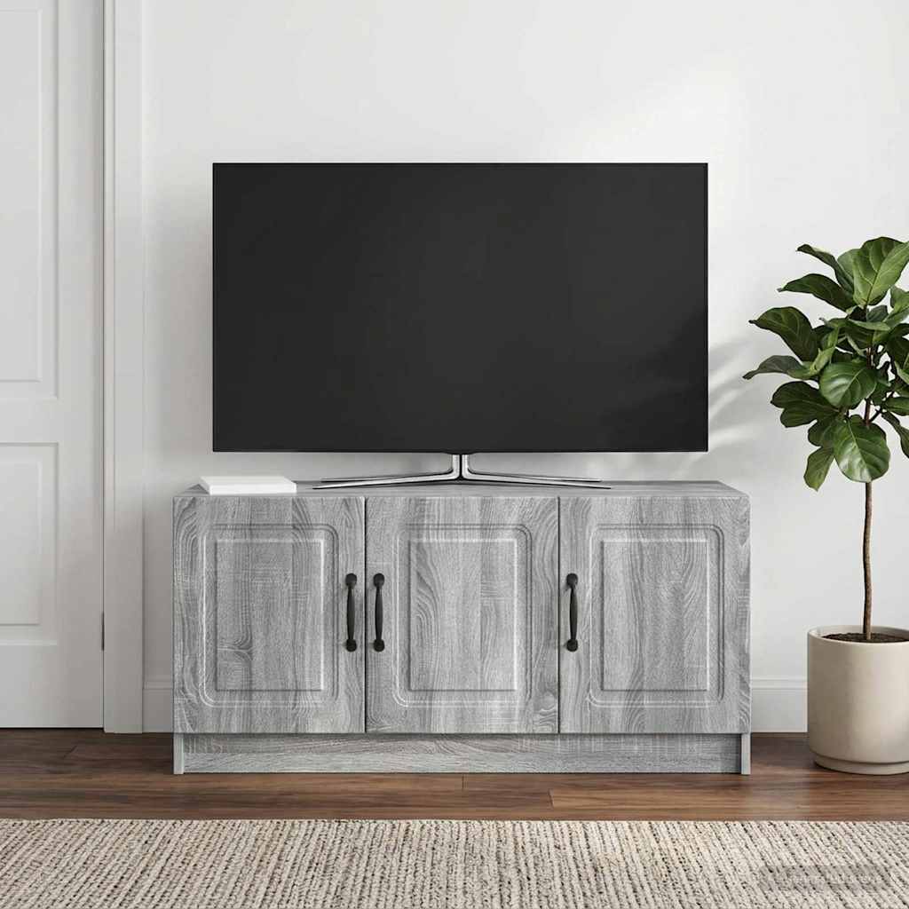 TV Cabinet Grey Sonoma 99 x 34.5 x 47 cm Engineered Wood